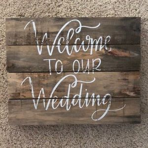 Wedding sign